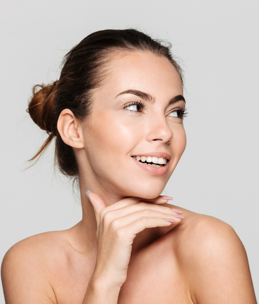 Young woman with great skin