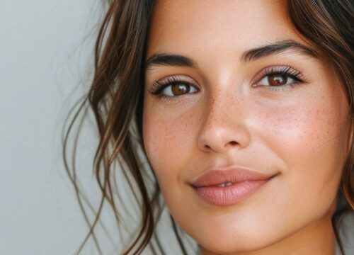 Photo of a woman with youthful skin after Sculptra® treatments